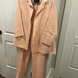 Lafayette 148 NY 2 pc linen pants and jacket